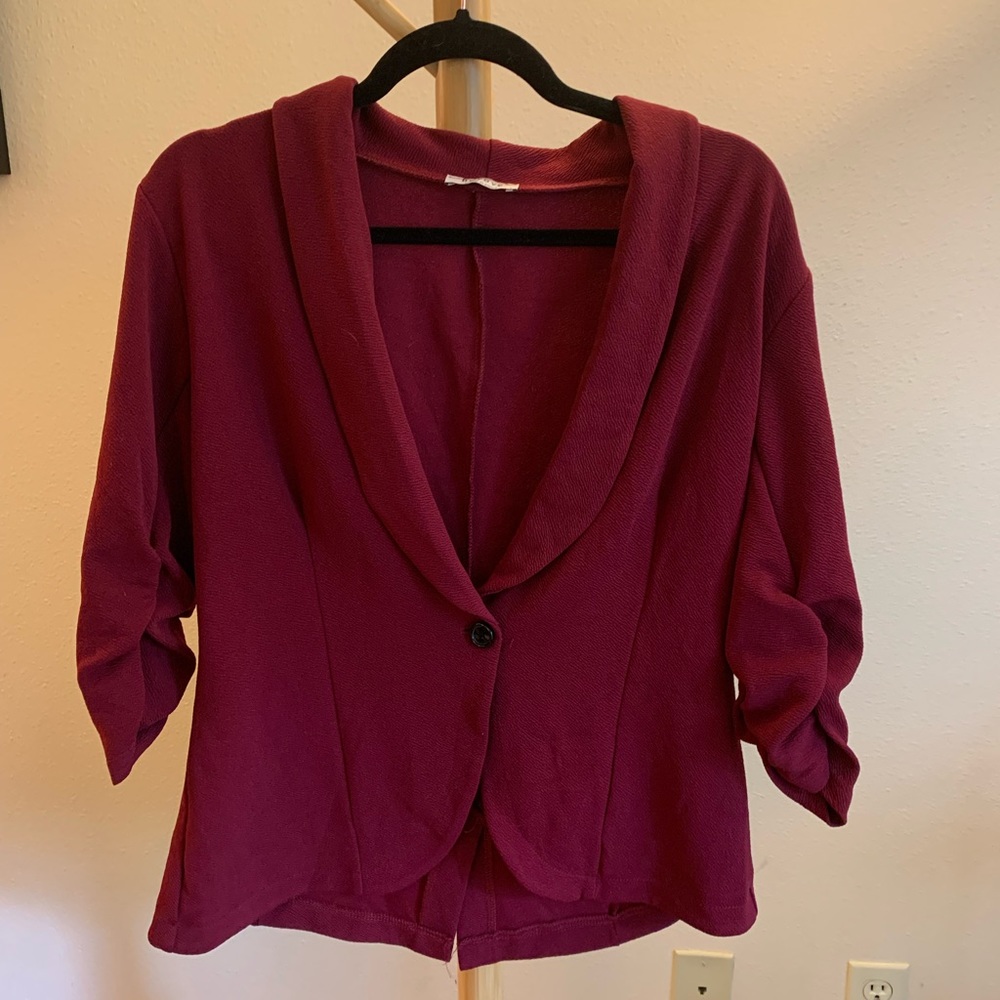 Red Cloth Blazer